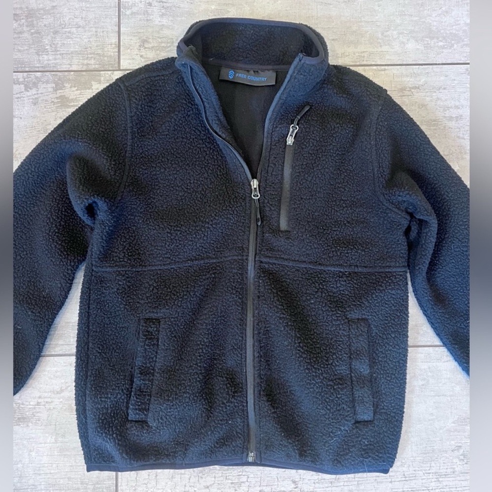 Free country warm kids jacket boys size 10 EUC - Picture 3 of 3